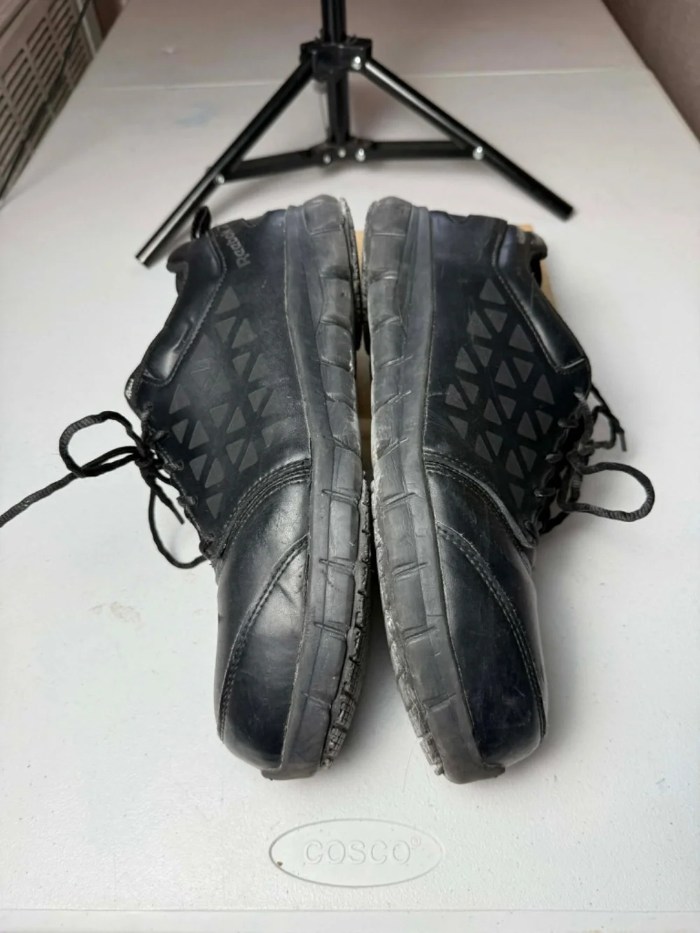 REEBOK SUBLITE CUSHION WORK MEN'S Sz 11 ATHLETIC WORK SHOE BLACK BOOTS Steal toe